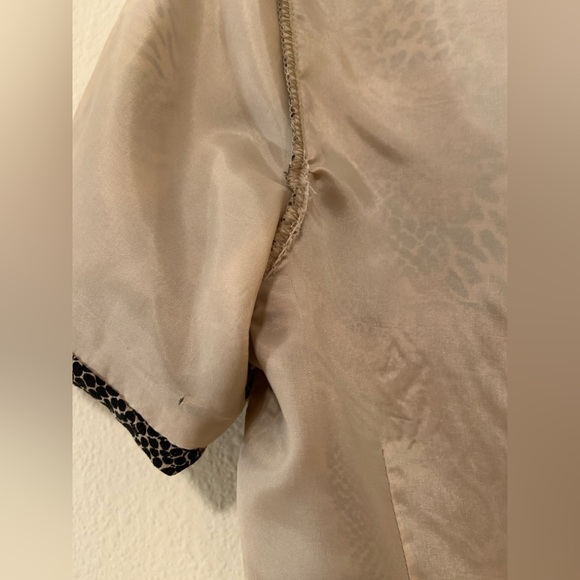 Silk Animal Print Business Casual Dress - Picture 12 of 15